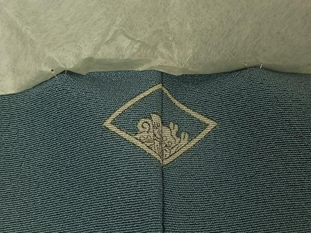 平和屋着物▽上質な色無地　単衣　浅縹色　正絹　逸品　AABE4242jh