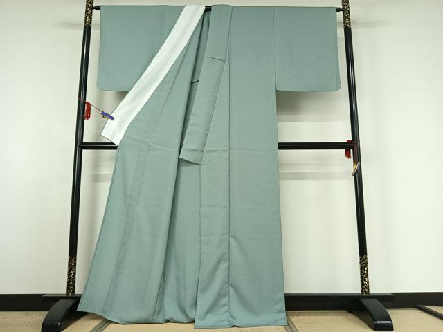 平和屋着物▽色無地 単衣 瓶覗色 洗える着物 AABE4244jh