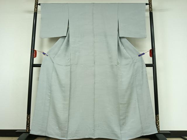 平和屋着物▽上質な色無地 単衣 秘色 正絹 逸品 AABE4248jh