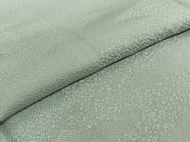 平和屋着物▽上質な色無地 単衣 秘色 正絹 逸品 AABE4248jh