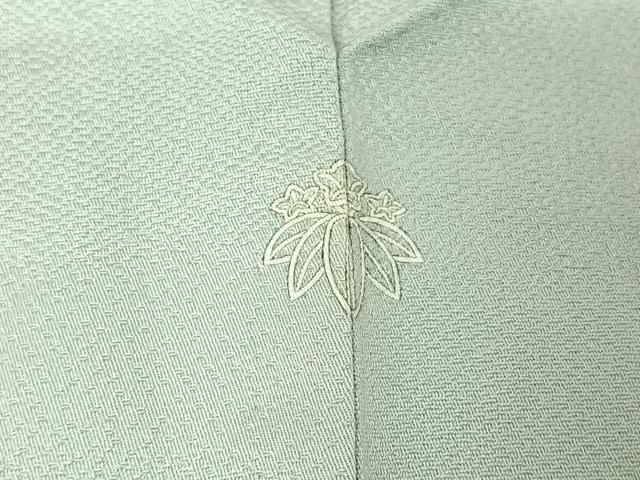 平和屋着物▽上質な色無地 単衣 秘色 正絹 逸品 AABE4248jh