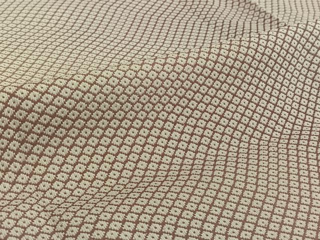 平和屋着物▽上質な小紋 単衣 霞文 暈し染め 正絹 逸品 AABE4257jh