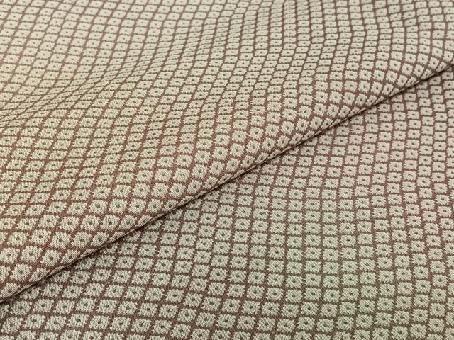 平和屋着物▽上質な小紋 単衣 霞文 暈し染め 正絹 逸品 AABE4257jh