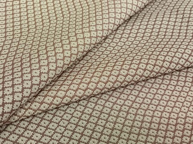 平和屋着物▽上質な小紋 単衣 霞文 暈し染め 正絹 逸品 AABE4257jh