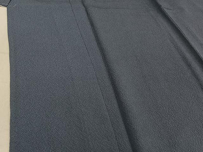 平和屋着物▽上質な色無地 単衣 薄花色 鬼しぼ縮緬 正絹 逸品 AABE4273jh
