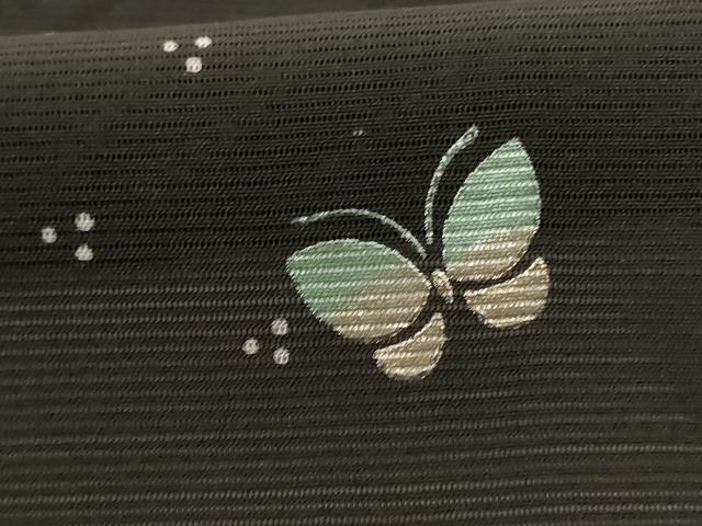 平和屋着物＊夏物 訪問着 絽 刺繍 舞蝶文 正絹 逸品 AABE4284jd