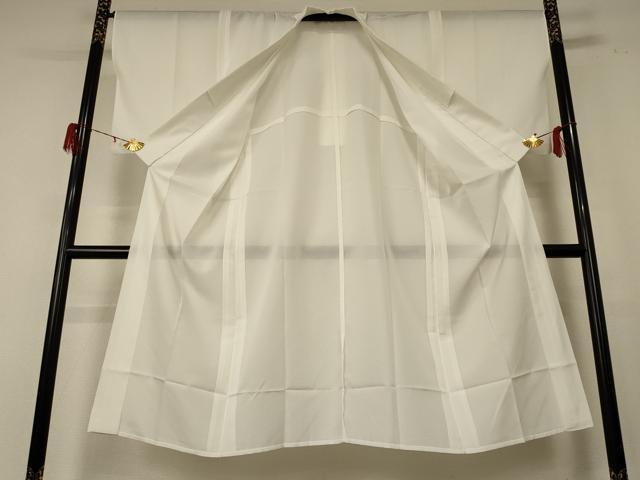 平和屋着物＊夏物 長襦袢 絽 白色 洗える着物 AABE4285jd