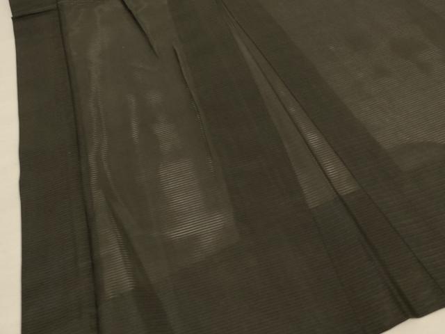 平和屋着物＊夏物 男性 黒紋付 羽織 正絹 逸品 AABE4287jd