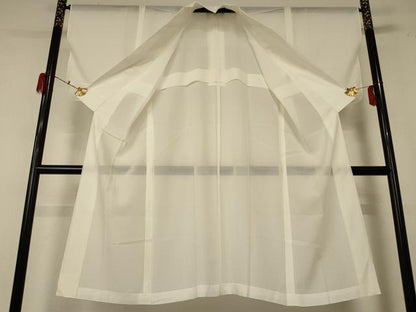 平和屋着物＊夏物　長襦袢　絽　象牙色　正絹　逸品　AABE4288jd