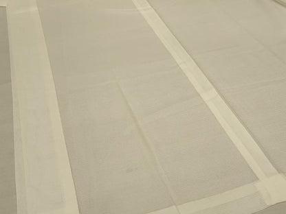 平和屋着物＊夏物　長襦袢　絽　象牙色　正絹　逸品　AABE4288jd