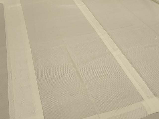 平和屋着物＊夏物　長襦袢　絽　象牙色　正絹　逸品　AABE4288jd
