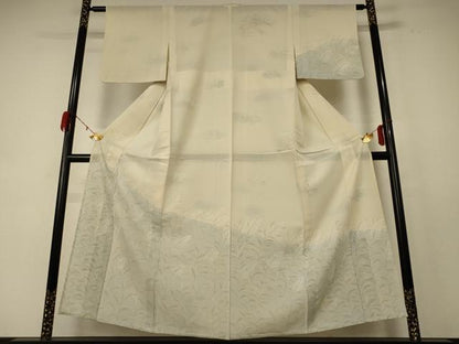 平和屋着物＊夏物 訪問着 絽 手描き 草花文 正絹 逸品 AABE4289jd