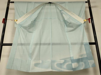 平和屋着物＊夏物　長襦袢　絽　霞文　暈し染め　正絹　逸品　AABE4291jd