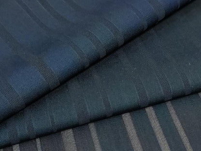平和屋着物＊夏物 小紋 縦絽 霞文 暈し染め 正絹 逸品 AABE4293jd
