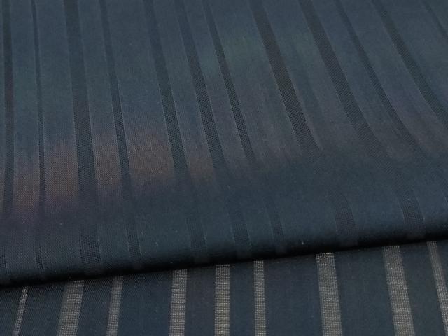 平和屋着物＊夏物 小紋 縦絽 霞文 暈し染め 正絹 逸品 AABE4293jd