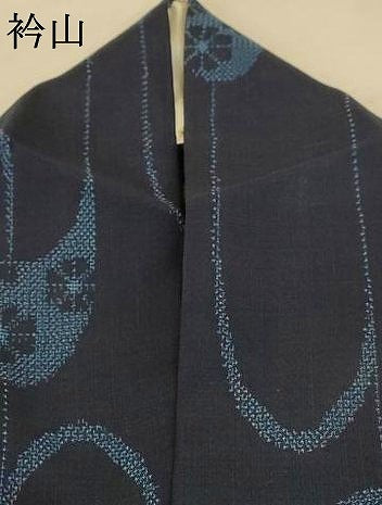 平和屋着物＊夏物 紗紬 壺垂れ花文 正絹 逸品 AABE4294jd