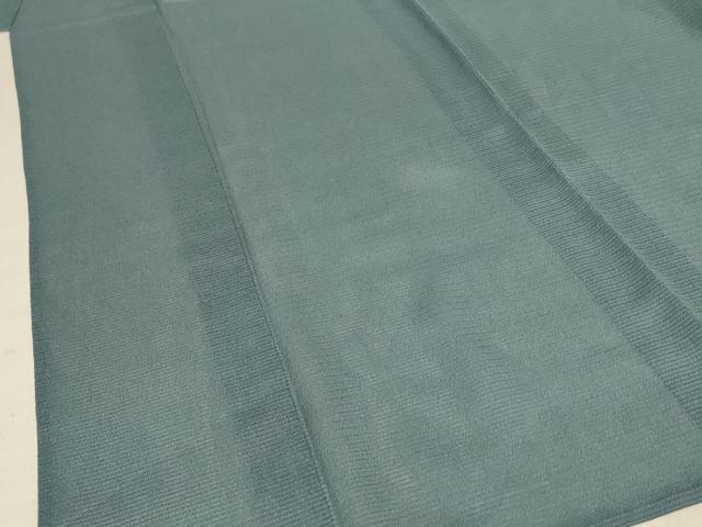 平和屋着物＊夏物 色無地 絽縮緬 湊鼠色 正絹 逸品 AABE4297jd