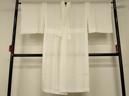 平和屋着物＊夏物 長襦袢 絽 白色 正絹 逸品 AABE4299jd