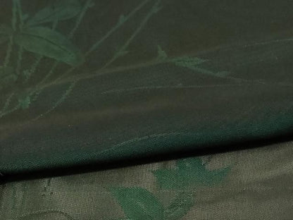 平和屋着物＊夏物 小紋 紗 枝葉文 正絹 逸品 AABE4300jd