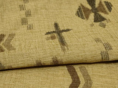 平和屋着物＊夏物 紗紬 幾何学文様 正絹 逸品 未使用 AABE4301jd