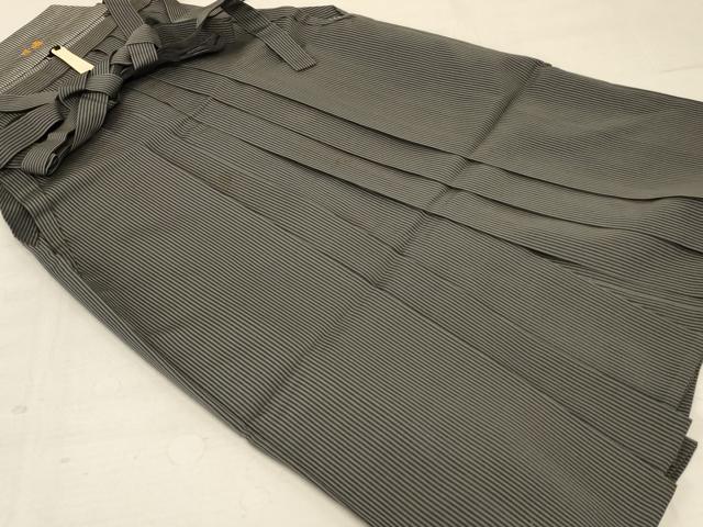 平和屋着物＊夏物　男性　馬乗り袴　縞　正絹　逸品　AABE4304jd