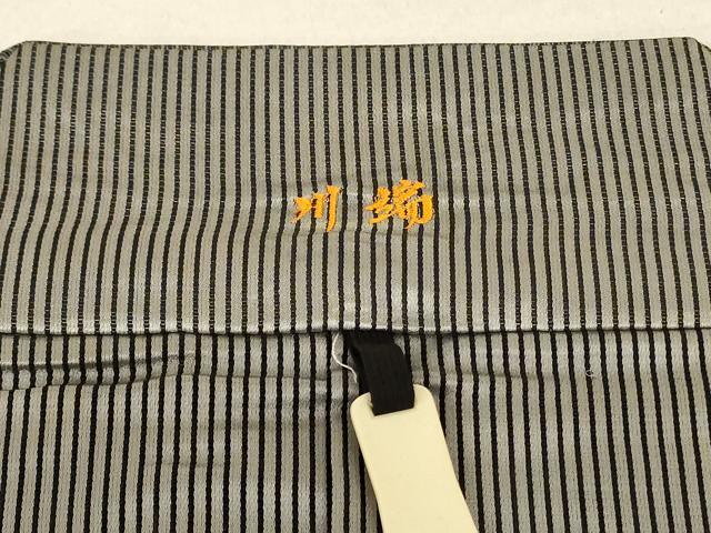 平和屋着物＊夏物　男性　馬乗り袴　縞　正絹　逸品　AABE4304jd