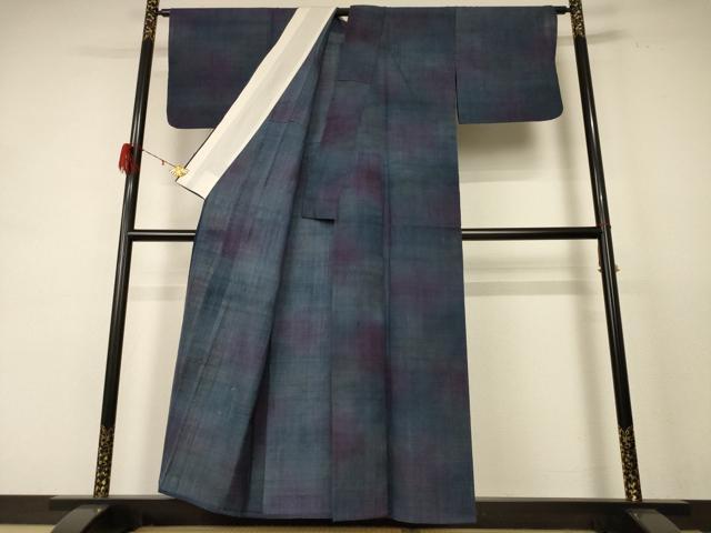 平和屋着物＊夏物 紗紬 霞文 正絹 逸品 AABE4305jd