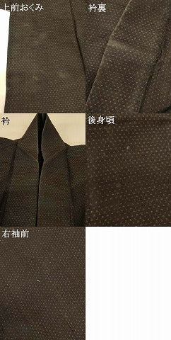 平和屋着物＊夏物 男性 紗紬 絣柄 正絹 逸品 AABE4306jd