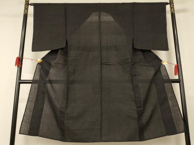 平和屋着物＊夏物 男性 紗紬 絣柄 正絹 逸品 AABE4306jd