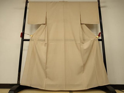 平和屋着物＊夏物 色無地 絽 香色 正絹 逸品 未使用 AABE4307jd