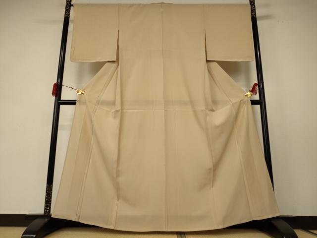平和屋着物＊夏物 色無地 絽 香色 正絹 逸品 未使用 AABE4307jd