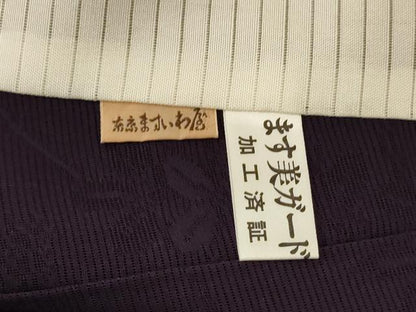 平和屋着物＊夏物 色無地 絽 黒紅色 ますいわ屋扱い 正絹 逸品 AABE4308jd