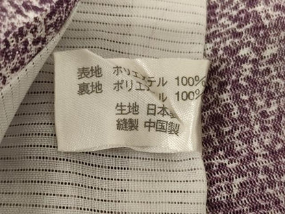 平和屋着物＊夏物　小紋　絽　舞鳥文　暈し染め　洗える着物　AABE4314jd