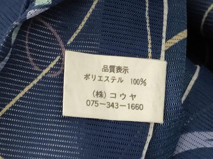 平和屋着物＊夏物 小紋 絽 瓢箪 洗える着物 AABE4315jd