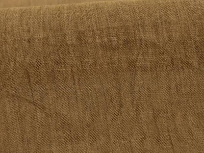 平和屋着物＊夏物 男性 本場小千谷ちぢみ 色無地 朽葉色 麻 逸品 AABE4319jd