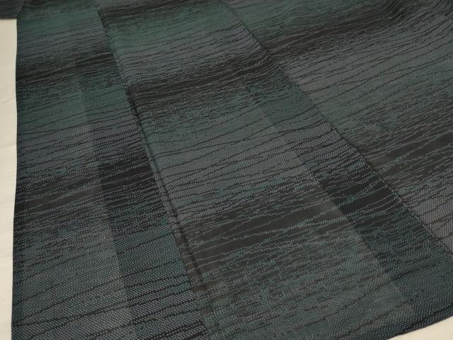 平和屋着物＊夏物 本場大島紬 夏大島 横段文 正絹 逸品 AABE4323jd