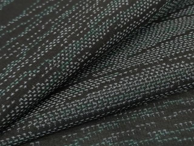平和屋着物＊夏物 本場大島紬 夏大島 横段文 正絹 逸品 AABE4323jd