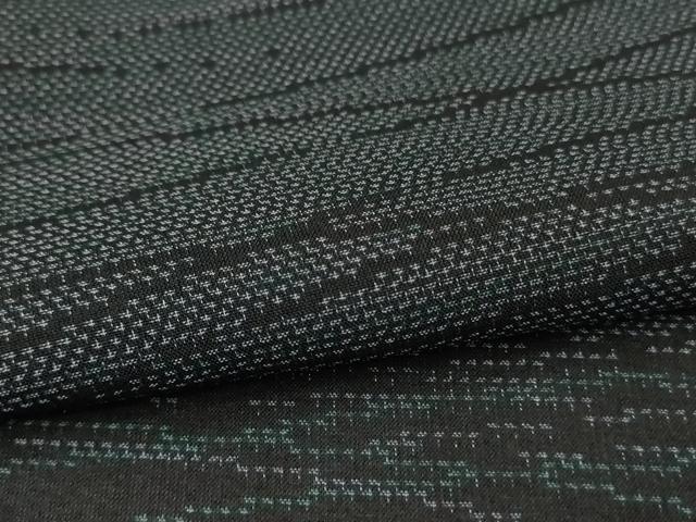 平和屋着物＊夏物 本場大島紬 夏大島 横段文 正絹 逸品 AABE4323jd