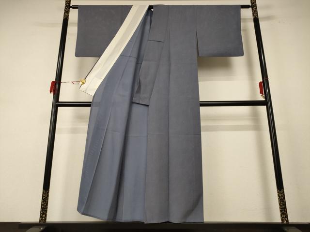 平和屋着物＊夏物 江戸小紋 彫士：住田双光・染士：服部光擴 絽 鮫小紋柄 正絹 逸品 AABE4330jd
