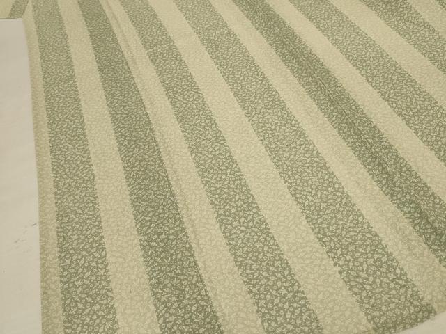 平和屋着物＊夏物 小紋 紗 宝尽くし文 反端付き 正絹 逸品 AABE4332jd