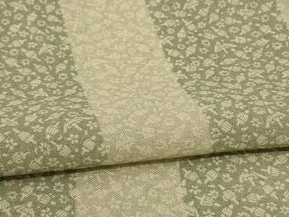 平和屋着物＊夏物 小紋 紗 宝尽くし文 反端付き 正絹 逸品 AABE4332jd