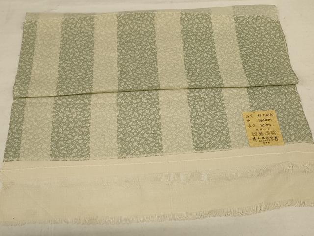 平和屋着物＊夏物 小紋 紗 宝尽くし文 反端付き 正絹 逸品 AABE4332jd