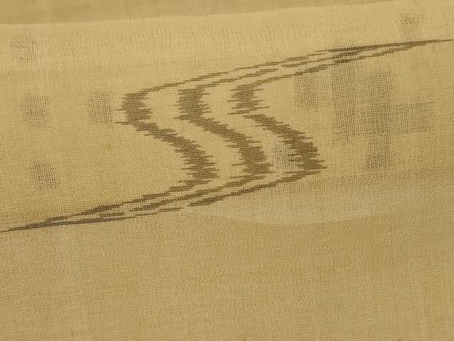 平和屋着物＊夏物 本場琉球絣 夏琉球 正絹 逸品 AABE4334jd