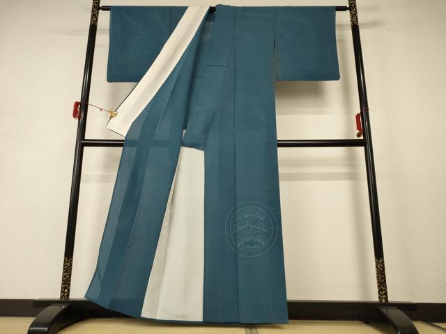 平和屋着物＊夏物 色留袖 縦絽 中国三大刺繍 スワトウ刺繍 汕頭刺繍 松 正絹 逸品 AABE4335jd