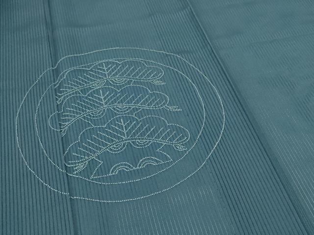 平和屋着物＊夏物 色留袖 縦絽 中国三大刺繍 スワトウ刺繍 汕頭刺繍 松 正絹 逸品 AABE4335jd