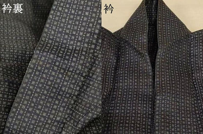 平和屋着物＊夏物 男性 重要無形文化財 本場宮古上布 絣柄 苧麻 逸品 AABE4336jd