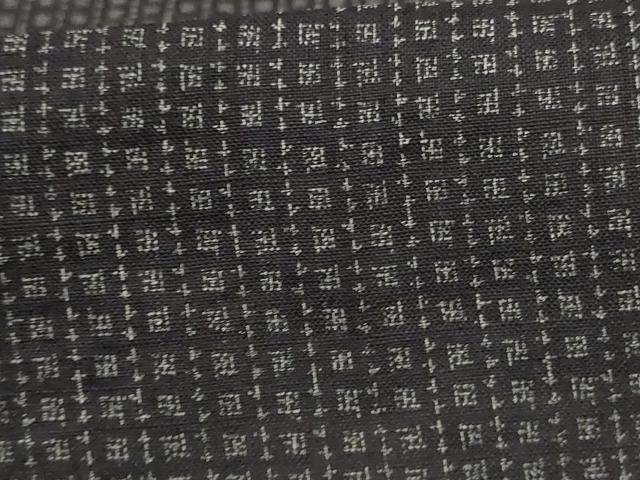 平和屋着物＊夏物 男性 重要無形文化財 本場宮古上布 絣柄 苧麻 逸品 AABE4336jd