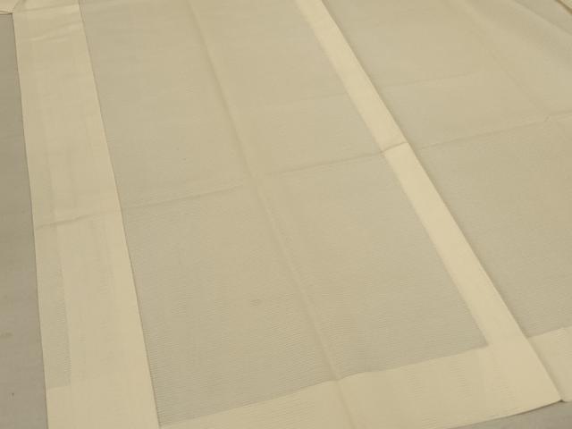 平和屋着物＊夏物 長襦袢 絽 鳥の子色 正絹 逸品 AABE4339jd