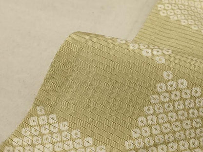 平和屋着物＊夏物 小紋 絽 市松文様 兎 正絹 逸品 AABE4340jd