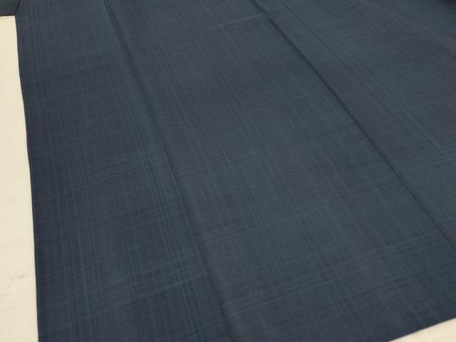 平和屋着物＊夏物 紗紬 格子 正絹 逸品 未使用 AABE4342jd